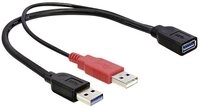 Delock USB 3.0-A Buchse + USB 3.0-A Stecker an USB 2.0-A Stecker 83176...