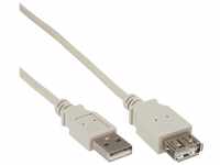 INTOS ELECTRONIC AG InLine® USB 2.0 Verlängerung, USB-A Stecker / Buchse,...