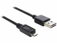 Delock EASY-USB 2.0 Kabel, USB-A Stecker > Micro-USB Stecker USB-Kabel
