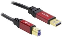 Delock USB 3 Kabel Stecker-A an Stecker-B 3 m 82758 USB-Kabel, (3.00 cm),...