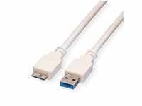 VALUE USB 3.2 Gen 1 Kabel, A ST - Micro B ST USB-Kabel, USB 3 Typ A Männlich