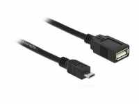 Delock Kabel USB micro-B Stecker > USB 2.0-A Buchse OTG 50 cm Computer-Kabel,...