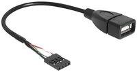 Delock Delock USB-Kabel USB 2.0 Pfostenstecker 4pol., USB-A Buchse 0.20 m Sc