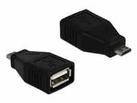Delock USB 2.0 Adapter, Micro-USB Stecker > USB-A Buchse USB-Kabel
