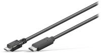 Goobay GOOBAY USB 2.0 Adapterkabel Micro-B/C, 1 m USB-Kabel