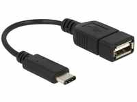 Delock Adapterkabel USB Type-C™ 2 > USB 2 A USB-Kabel, (15.00 cm)