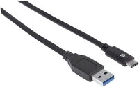MANHATTAN USB 3.1 Gen1 Kabel, USB Type-C&trade;-Stecker / Typ A-Stecker, 1 m 353373