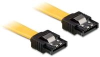 Delock DeLOCK 0.1m SATA M/M SATA-Kabel 0,1 m Gelb Computer-Kabel