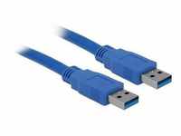 Delock Kabel USB 3.0 Typ-A Stecker > USB 3.0 Typ-A Stecker 0,5 m blau...