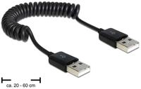 Delock DeLOCK 83239 USB Kabel USB 2.0 0,6 m USB A 0,48 Gbit/s Schwarz USB-Kabel