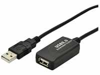 Digitus USB 2 Aktives Verlängerungskabel USB-Kabel, Aktiv mit...
