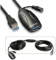 Lindy USB 3 Aktiv-Verl&auml;ngerung 10m 43156 USB-Kabel