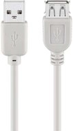 Goobay Goobay 68715 USB Kabel USB 2.0 1,8 m USB A 0,48 Gbit/s Grau USB-Kabel
