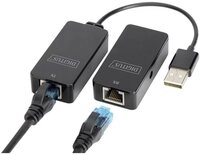 Digitus USB 2 Extender, &uuml;ber Cat5/5e/6 (UTP, STP or SFT) Kabel, RJ45 DA-70141