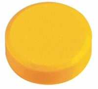 MAUL Magnet Rundmagnet 30mm Durchmesser 0,6kg Haftkraft 20 St&uuml;ck gelb