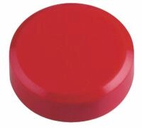 MAUL Magnet Rundmagnet 30mm Durchmesser 0,6kg Haftkraft 20 St&uuml;ck rot