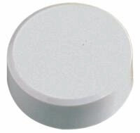 MAUL Magnet Kraftmagnet 34mm Durchmesser 2kg Haftkraft 20 St&uuml;ck wei&szlig;