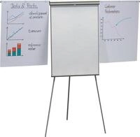 FRANKEN Standtafel Flipchart-Tafel X-tra! Line Standard Plus 105x68 cm grau