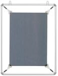 FRANKEN Tafel Spannrahmen Poster und Plakate 31x39,7 cm Silber