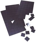 FRANKEN Dekorationsfolie Franken MPL22SB Magnetplatte, 20 mm x 2 cm, 1 mm, schwarz