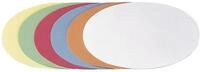 FRANKEN Moderationskoffer Moderationskarte - Oval, 190 x 110 mm, sortiert, 250...