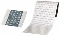 FRANKEN Tafel EuroLine 5000 Magnetb&auml;nder wei&szlig; 12,7 x 42,0 cm