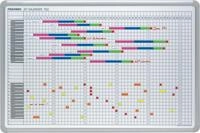 FRANKEN Wandtafel Whiteboard Jahreskalender &uuml;ber 53 Kalenderwochen 60x90 cm