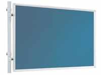 FRANKEN Stellwand ECO EL-UTF90, Verkettung möglich blau 120 cm x 90 cm