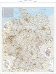 FRANKEN Wandtafel Stra&szlig;enkarte Deutschland beschreibbare Tafel 1:800.000...