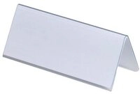 DURABLE Hinweisschild 25 Tischnamensschilder Dachaufsteller 6,1/12,2cm x 15cm