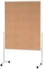magnetoplan&reg; Anzeigetafel Moderation/Pr&auml;sentationstafel - 120x150cm - Kork -