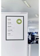 magnetoplan&reg; Magnettafel magnetoplan 1130401 Magnetrahmen Grau DIN A3