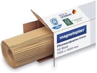 magnetoplan&reg; Anzeigetafel Pinwandpapier braun 50Bogen 1100x1400mm 80g/qm (1-St)