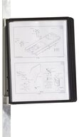 DURABLE Anzeigetafel Durable Sichttafelwandhalter VARIO MAGNET WALL 5 Schwarz DIN A4