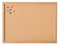 magnetoplan&reg; Anzeigetafel Korktafel mit Holzrahmen 800x600mm und Zubeh&ouml;r (1-St)