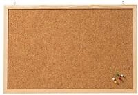 FRANKEN Pinnwand Korktafel Memoboard 60x80 cm Braun