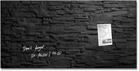 sigel artverum Glas-Magnetboard 91x46cm Schiefer