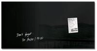 Sigel Magnettafel 1 Glas-Magnettafel ARTVERUM 91x46cm - schwarz, (1-tlg)
