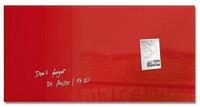 Sigel Magnettafel 1 Glas-Magnettafel ARTVERUM 91x46cm - rot, (1-tlg)
