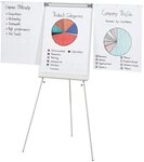 FRANKEN Standtafel Flipchart Eco Standard Dreibeinstativ lichtgrau