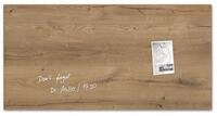 Sigel Wandtafel Glas-Magnetboard artverum Design natural-wood 91x46 cm