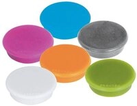 FRANKEN Magnet FRANKEN HML30 99 MagFun Magnete farbsortiert &Oslash; 3,2 x 0,7 cm