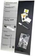GENIE Wochenplan Wochenplaner, Schreibtafel, Stifte, Magnete, Wandbefestigung 57 x 37