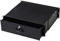 Digitus Netzwerkschrank Dokumentenablage3 HE DN-19 KEY-3U-SW, Ausziehbar,...