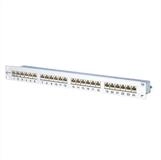 Metz Connect E-DAT C6 19"-Patchfeld 1HE, Cat.6 (Class E), 24 Ports...