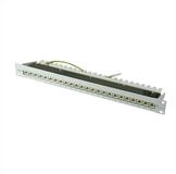 Teleg&auml;rtner 19"-Verteiler MPP24 1 HE Netzwerk-Panel (best&uuml;ckt, 24 Ports,...