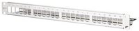 Metz Connect Modul 19-Zoll Modultr&auml;ger 1HE Netzwerk-Panel (24 Port Edelstahl