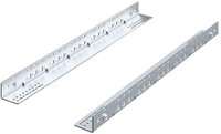 RITTAL Netzwerkschrank Gleitschienen, Festeinbau, 1 HE, 545 mm 2 St&uuml;ck 5501.430