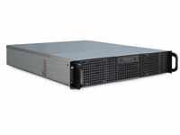 Inter-Tech Festplatten-Gehäuse IPC 2U-20255 - Server Gehäuse - schwarz