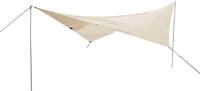 EXPLORER Sonnensegel Sonnensegel 3x4m rechteckig wasserabweisend mit Stangen, (Set,